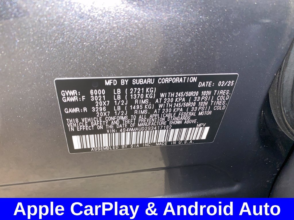 Certified 2025 Subaru Ascent Touring AWD/4WD image 29