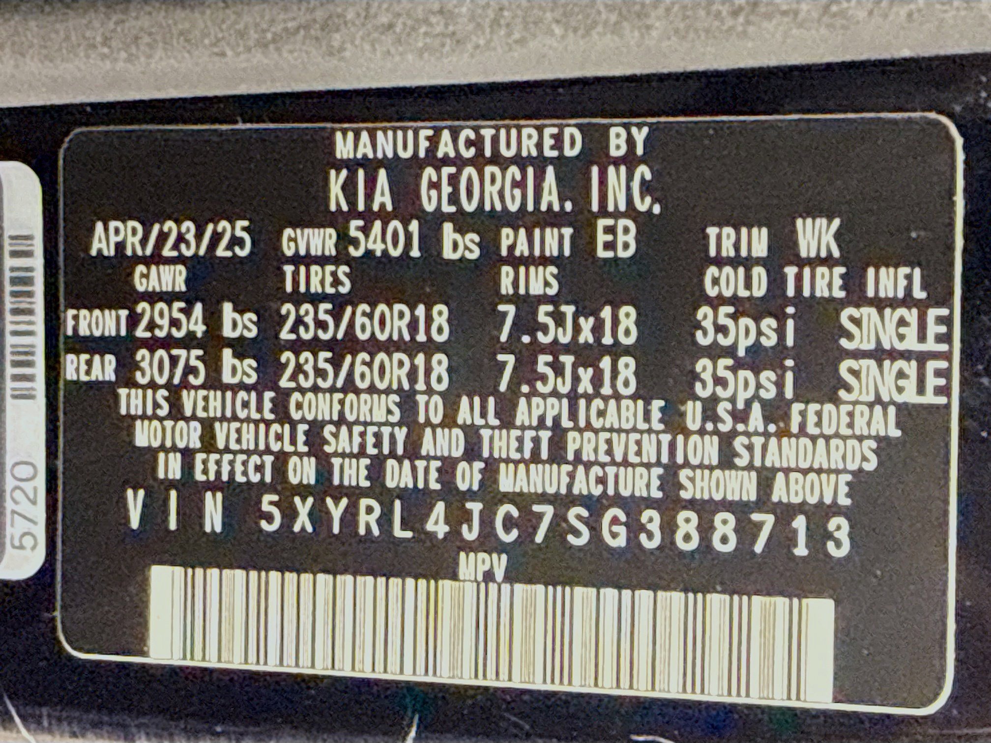 Used 2025 Kia Sorento S w/ Panoramic Sunroof Package FWD image 40