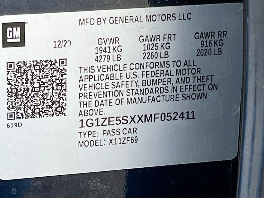 Used 2021 Chevrolet Malibu Premier FWD image 34