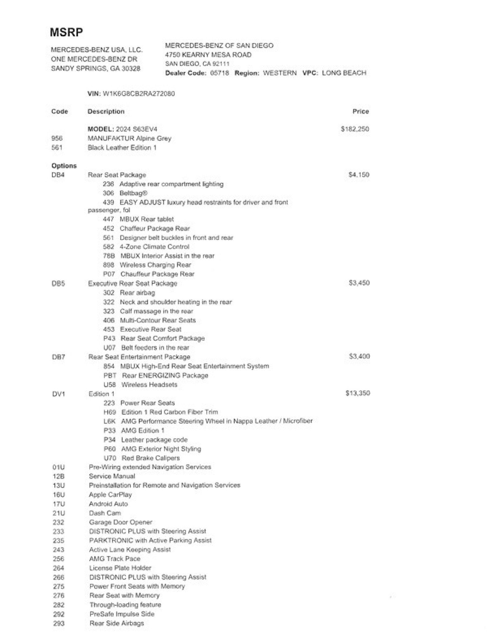 Used 2024 Mercedes-Benz S 63 AMG S image 74