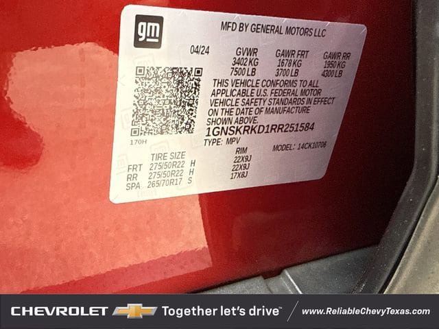 Used 2024 Chevrolet Tahoe RST w/ Luxury Package image 41