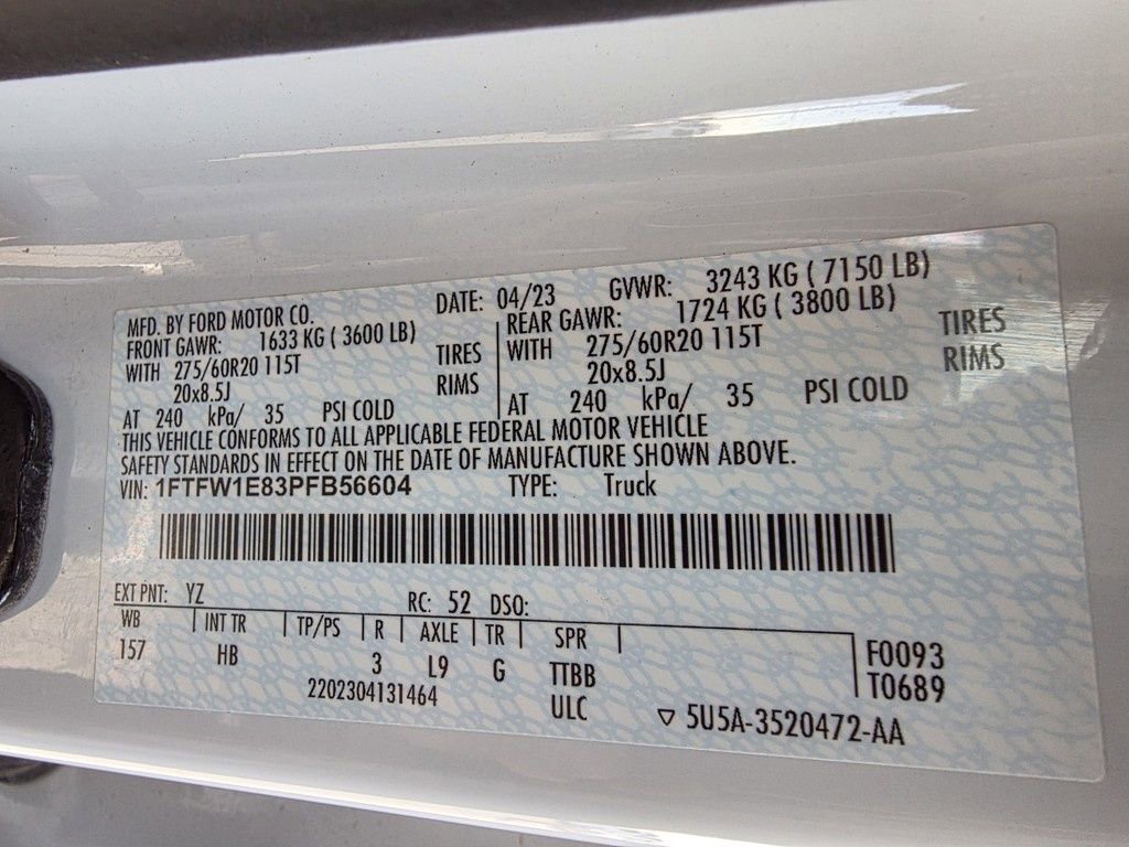 Used 2023 Ford F150 Lariat AWD/4WD image 34