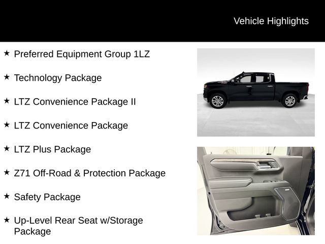 Certified 2023 Chevrolet Silverado 1500 LTZ w/ Technology Package AWD/4WD image 27