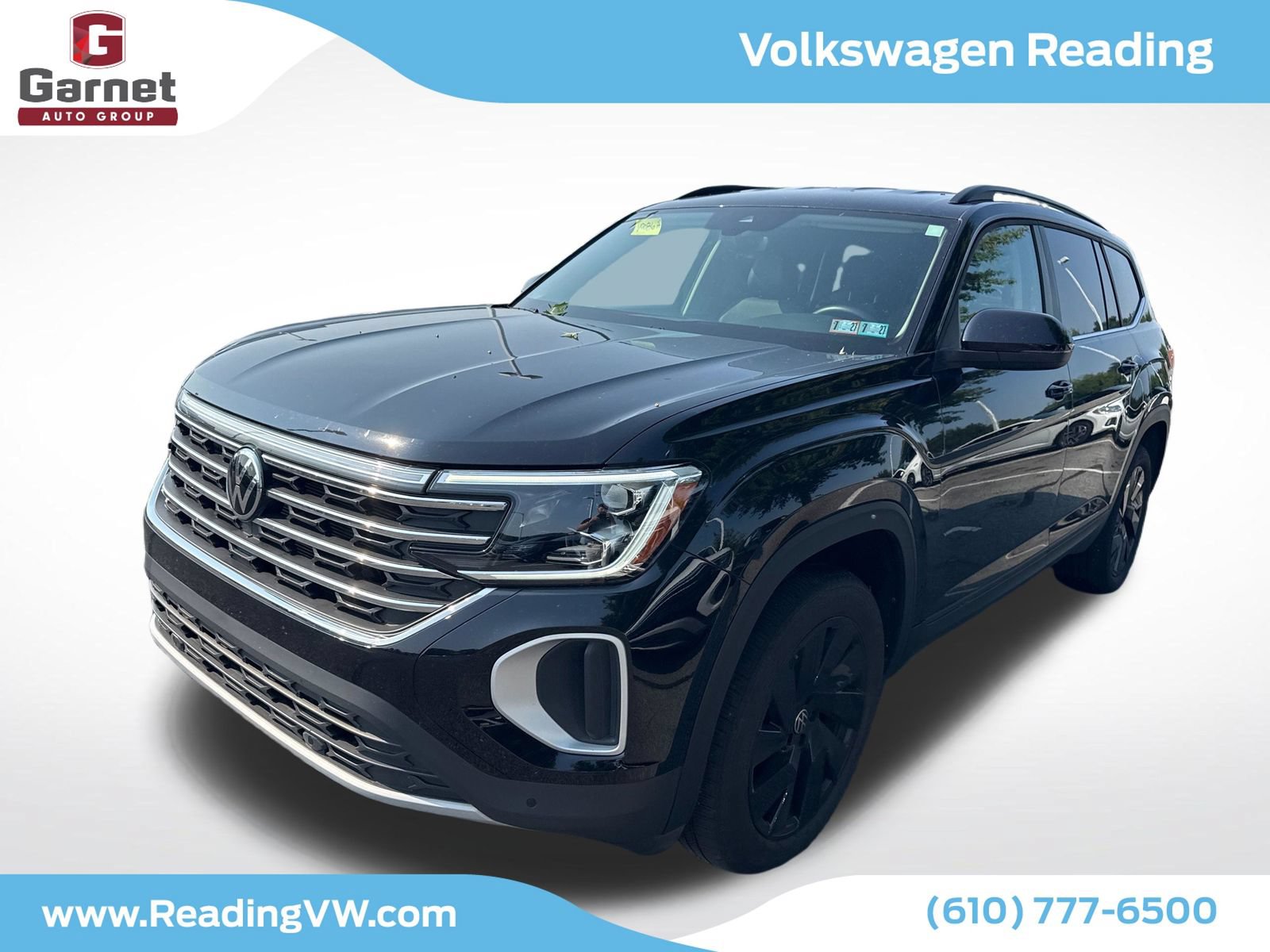Used 2024 Volkswagen Atlas SE w/ Black Wheel Package