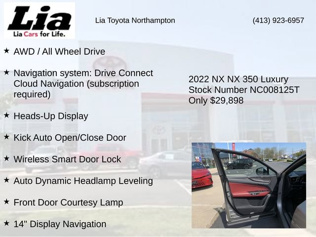 Used 2022 Lexus NX 350 AWD w/ Accessory Package 2 image 21