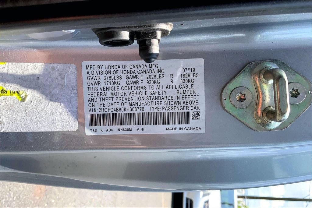 Used 2019 Honda Civic Sport image 14