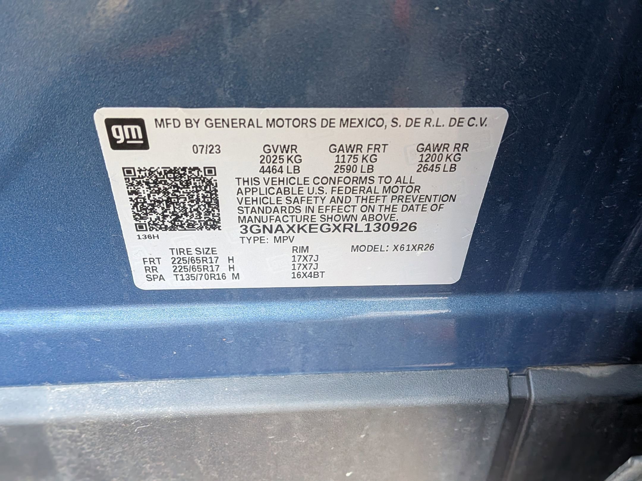 Certified 2024 Chevrolet Equinox LT w/ LPO, Floor Liner Package FWD image 34