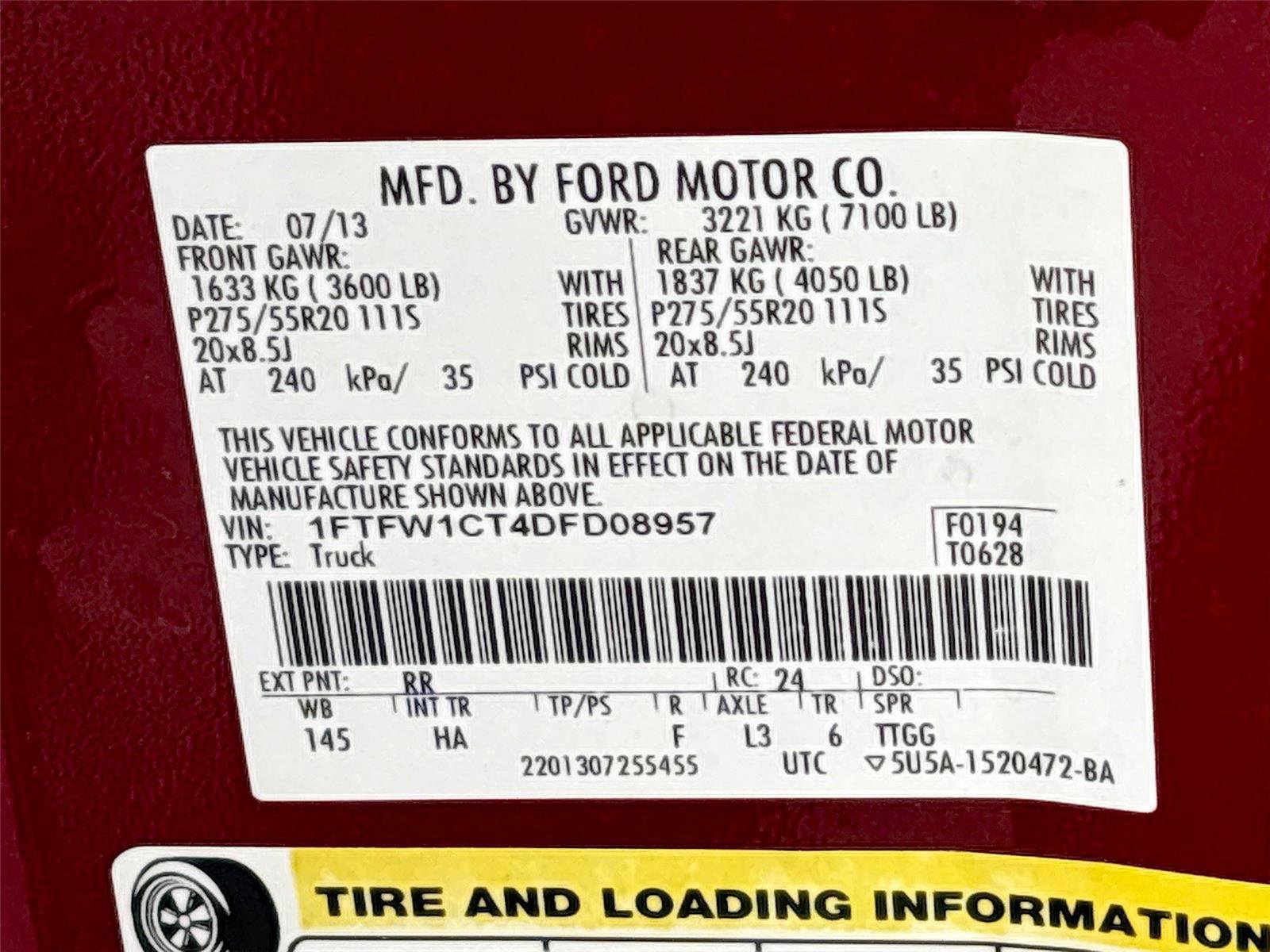 Used 2013 Ford F150 Lariat w/ Mid Equipment Group RWD image 30