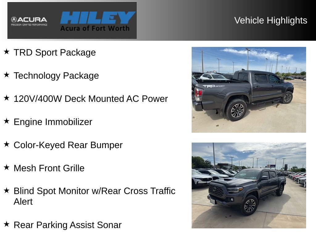 Used 2023 Toyota Tacoma TRD Sport w/ Technology Package RWD image 9