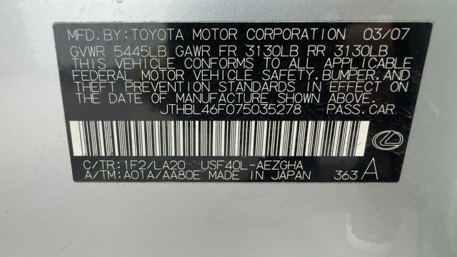 Used 2007 Lexus LS 460 RWD image 37