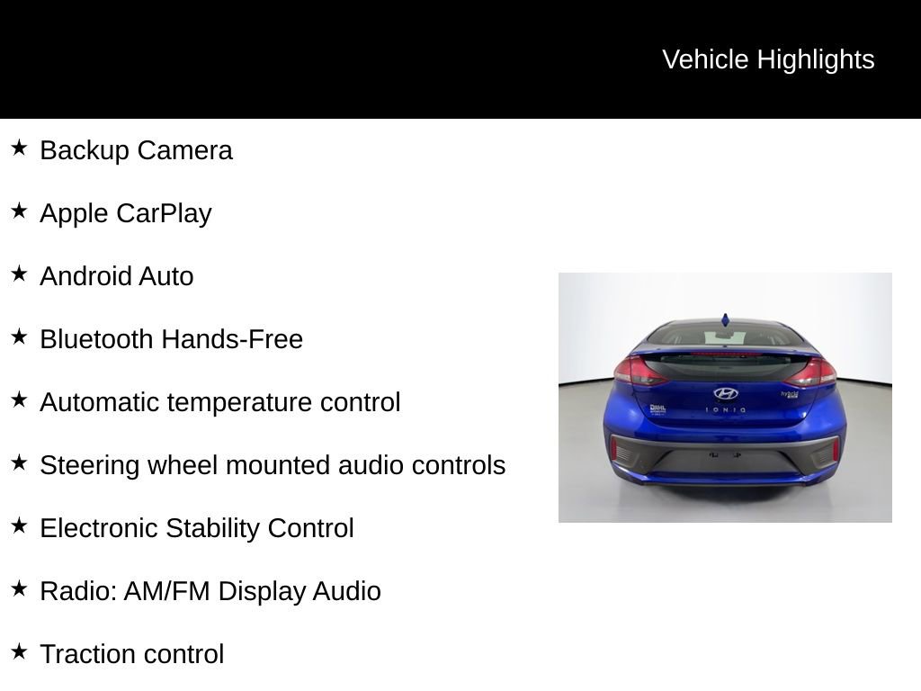 Used 2021 Hyundai Ioniq Blue image 10