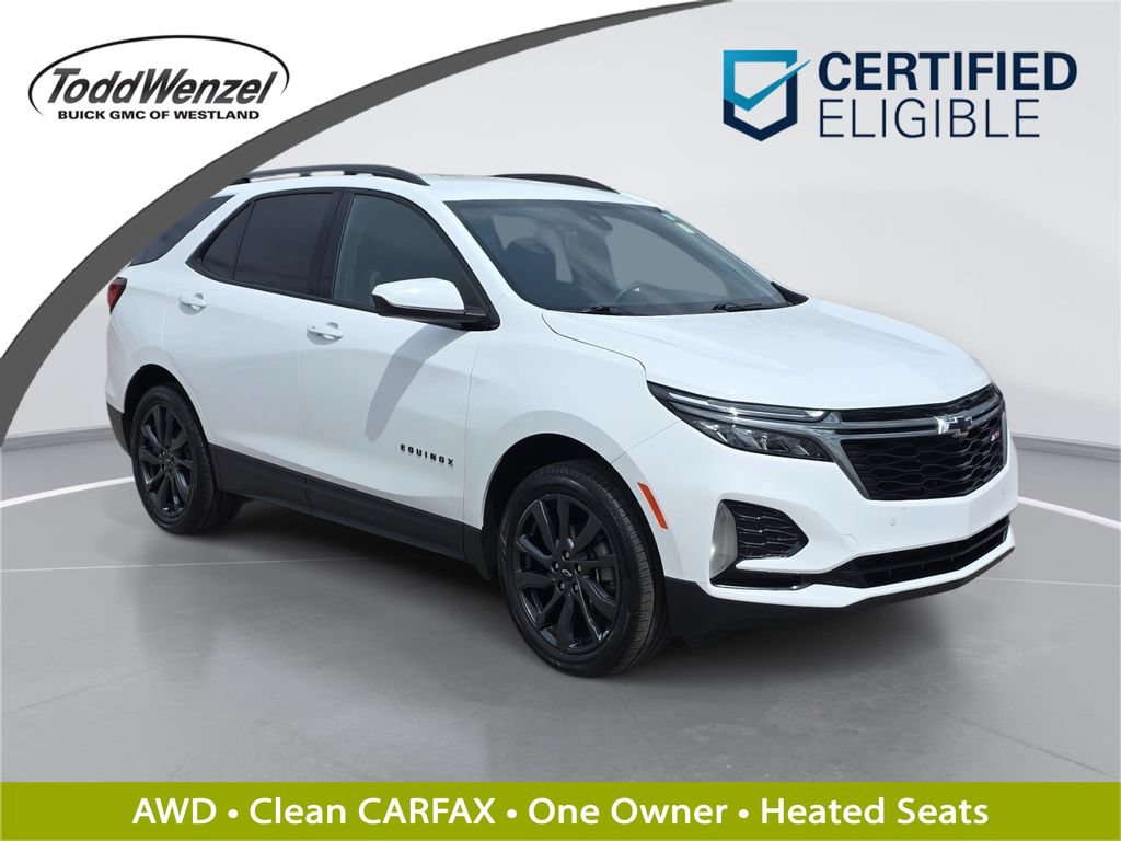 Certified 2023 Chevrolet Equinox RS w/ LPO, Floor Liner Package AWD/4WD image 1