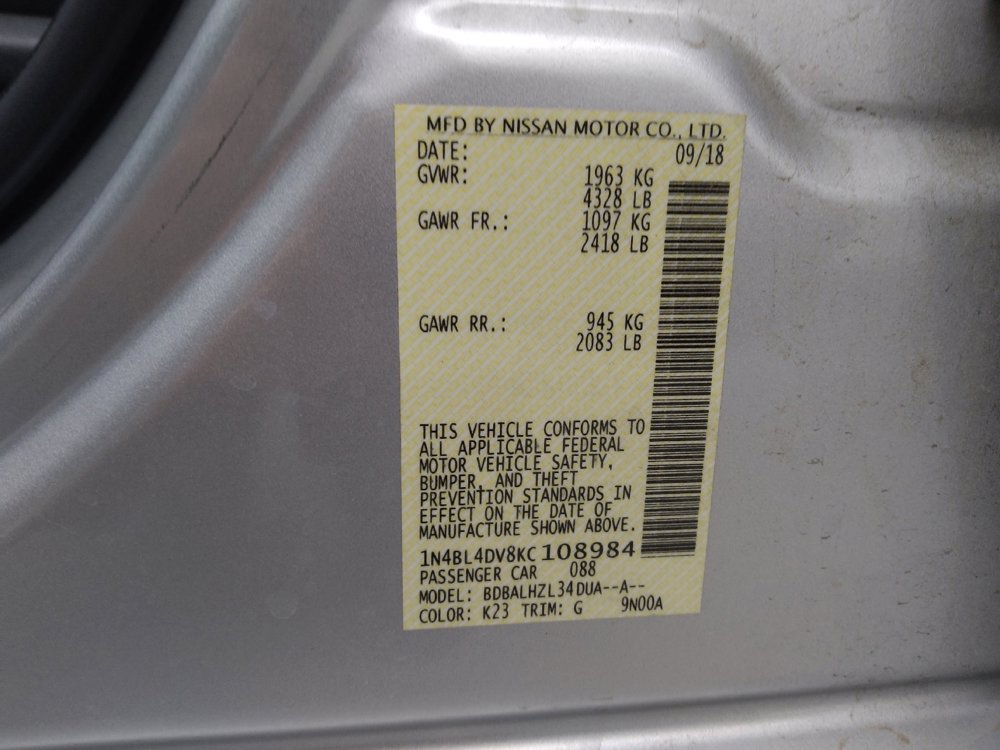 Used 2019 Nissan Altima 2.5 SV image 33