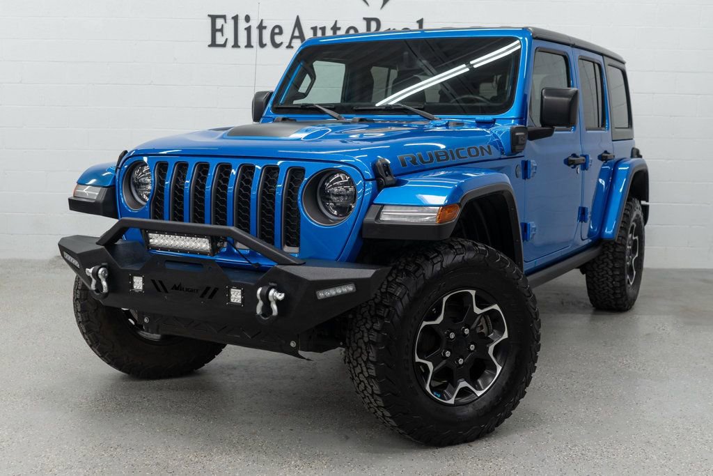 Used 2023 Jeep Wrangler Unlimited Rubicon 4xe w/ Cold Weather Group AWD/4WD image 37