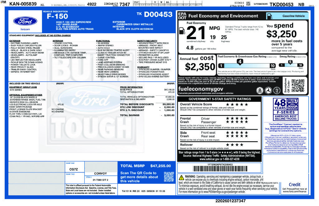 Used 2026 Ford F150 STX RWD image 7