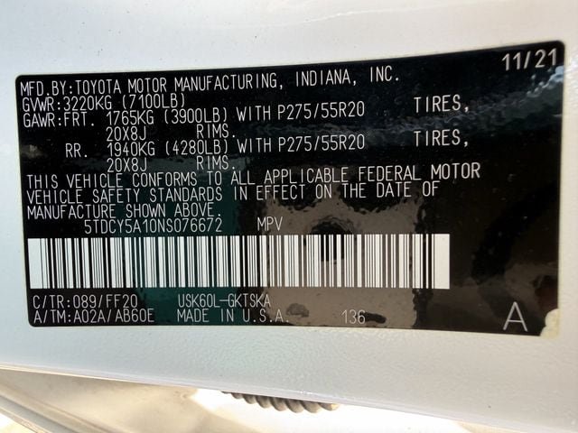 Certified 2022 Toyota Sequoia TRD Sport RWD image 28