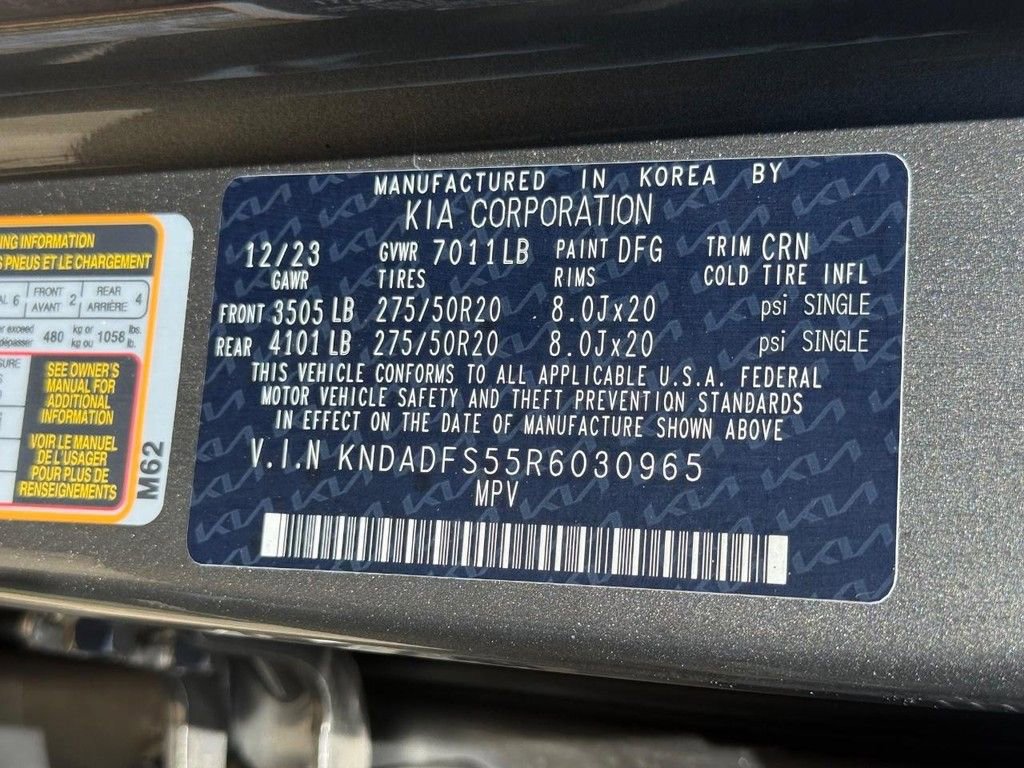 Used 2024 Kia EV9 Land AWD/4WD image 29