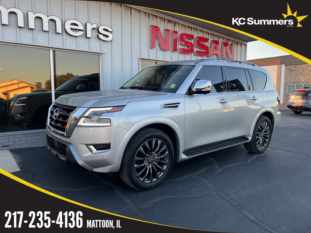 Certified 2024 Nissan Armada Platinum w/ Captain's Chairs Package
