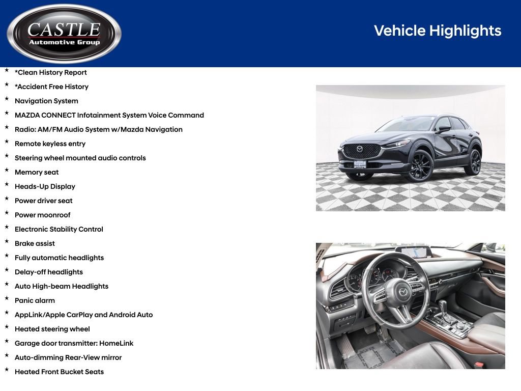 Used 2021 MAZDA CX-30 2.5 Turbo w/ Premium Plus Pkg AWD/4WD image 3