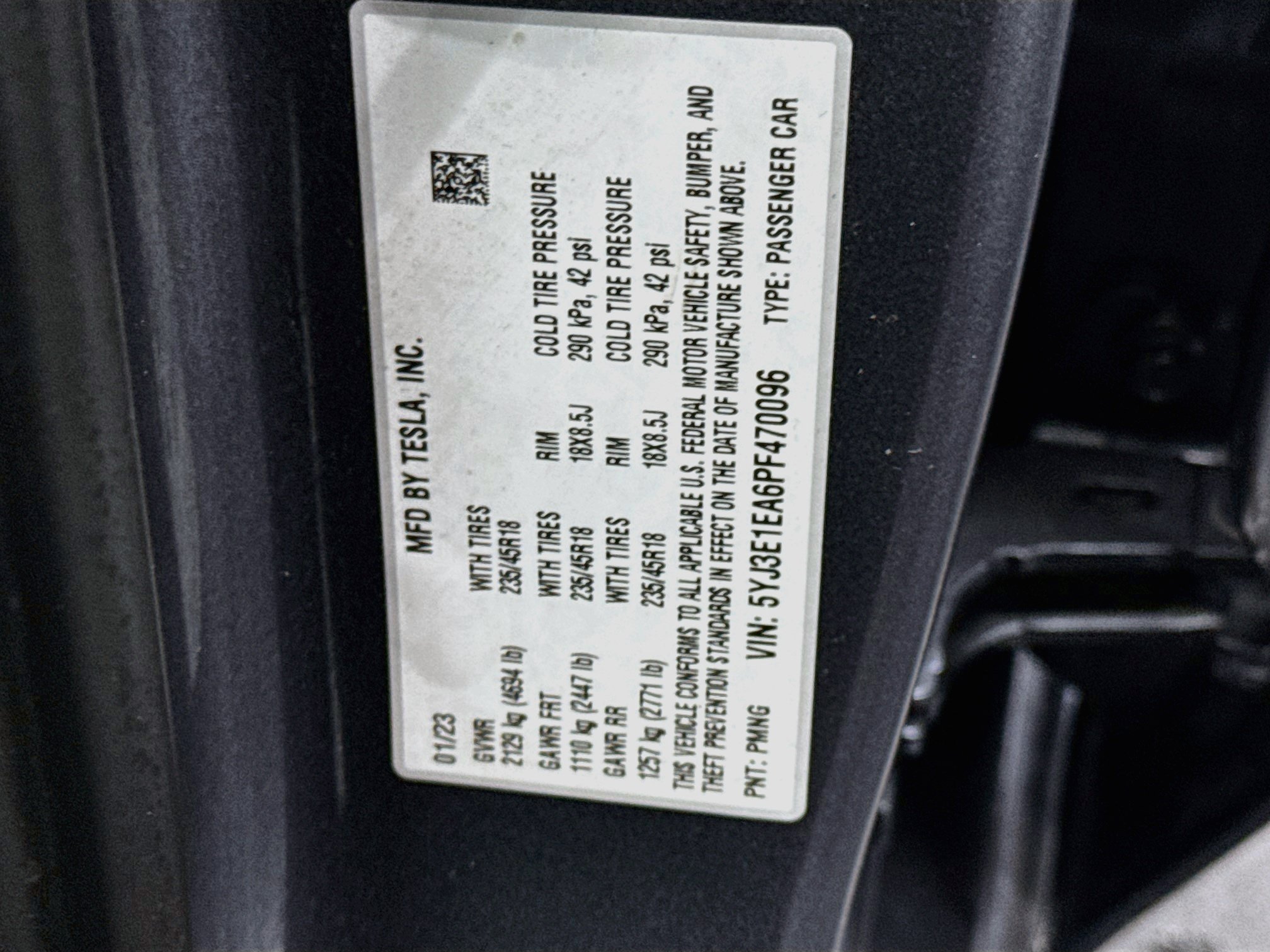 Used 2023 Tesla Model 3 Standard Range RWD image 12