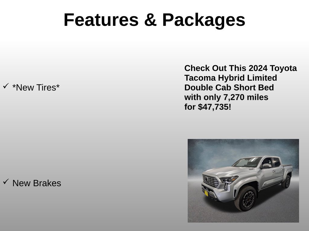 Used 2024 Toyota Tacoma Limited AWD/4WD image 4