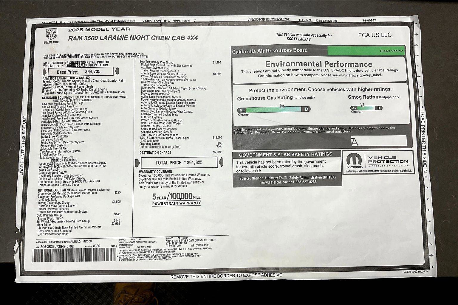 New 2025 RAM 3500 Laramie image 14