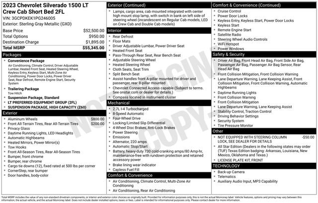 Used 2023 Chevrolet Silverado 1500 LT AWD/4WD image 5