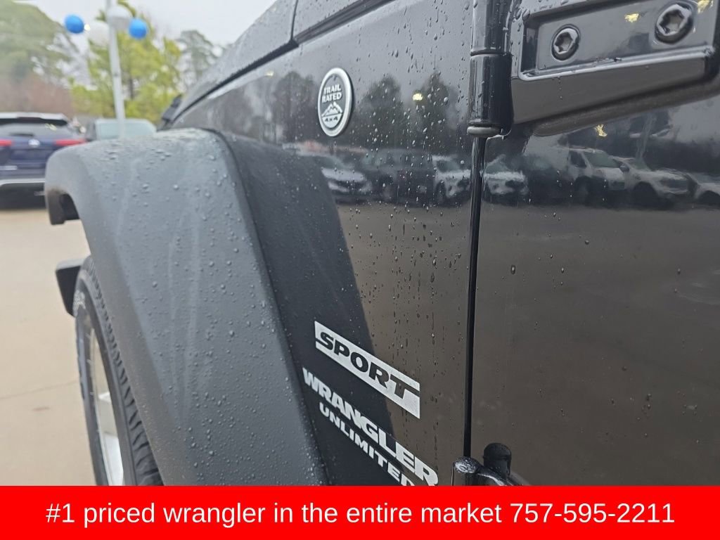 Used 2016 Jeep Wrangler Unlimited Sport w/ Quick Order Package 23S image 9