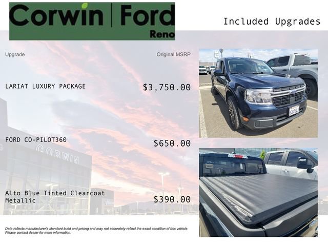 Used 2022 Ford Maverick Lariat w/ Lariat Luxury Package FWD image 3