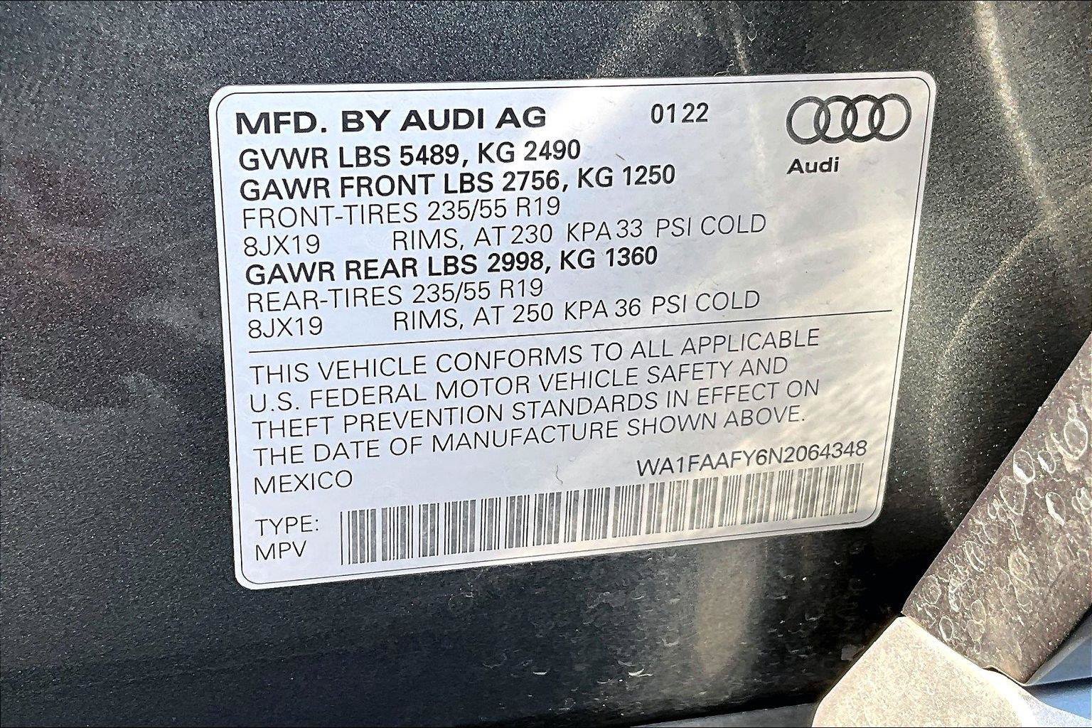 Used 2022 Audi Q5 2.0T Prestige w/ Prestige Package AWD/4WD image 19