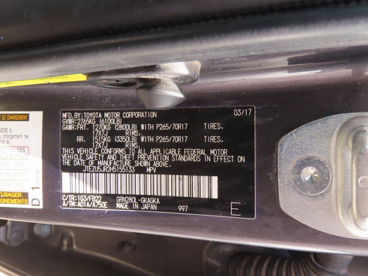 Used 2017 Toyota 4Runner SR5 RWD image 31