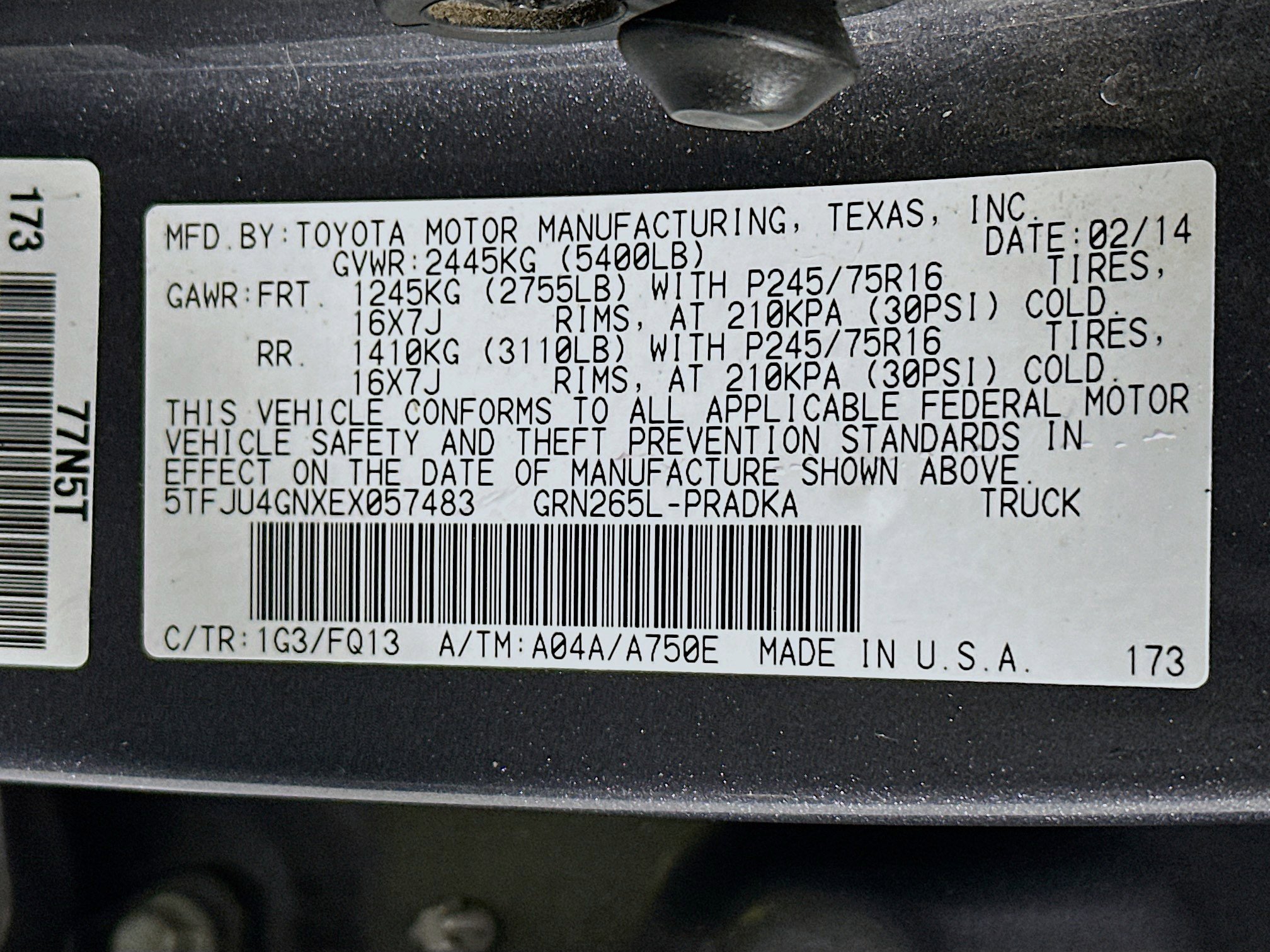 Used 2014 Toyota Tacoma PreRunner image 12