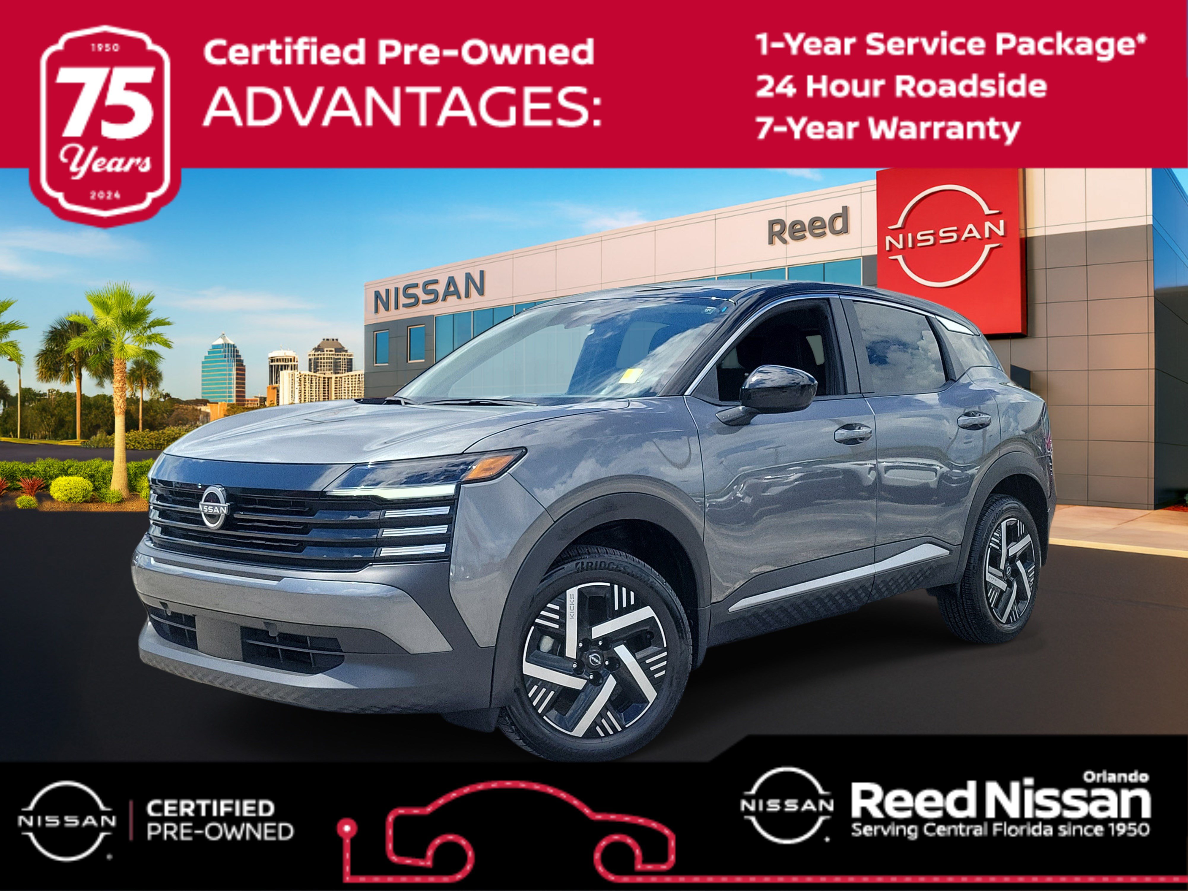 Certified 2025 Nissan Kicks SV FWD image 1