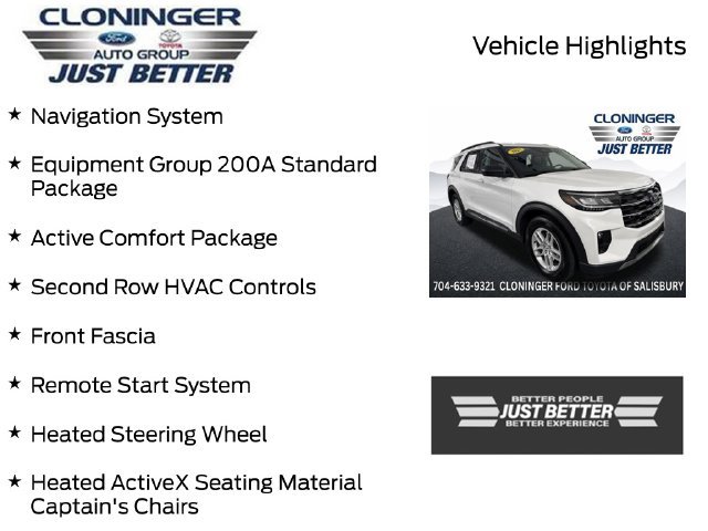 Used 2025 Ford Explorer Active w/ Active Comfort Package RWD image 3