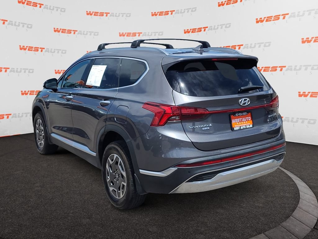 Used 2021 Hyundai Santa Fe Blue AWD/4WD image 3