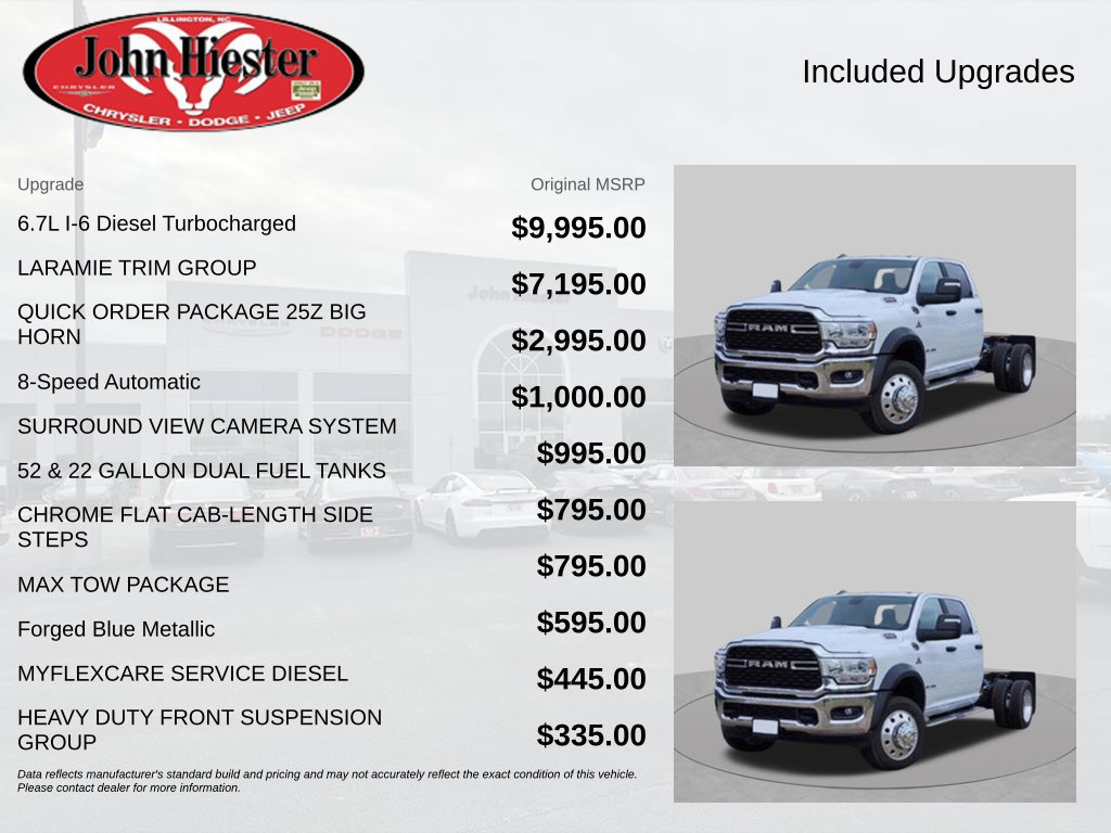 New 2027 RAM 5500 4x4 Crew Cab w/ Laramie Trim Package image 2