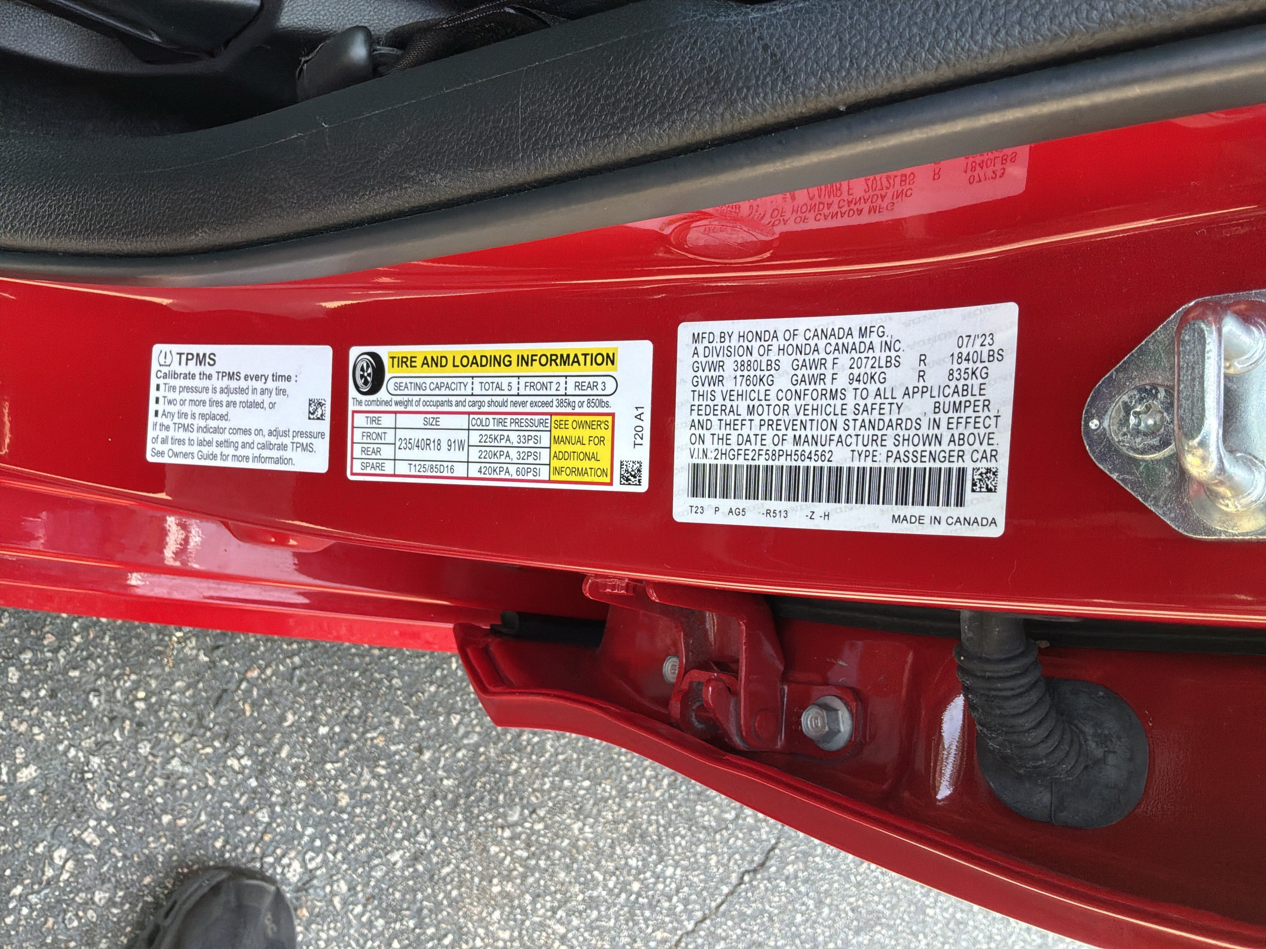 Used 2023 Honda Civic Sport image 34