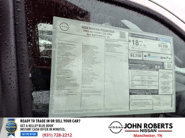 New 2026 Nissan Frontier PRO-4X w/ Tow Package image 18