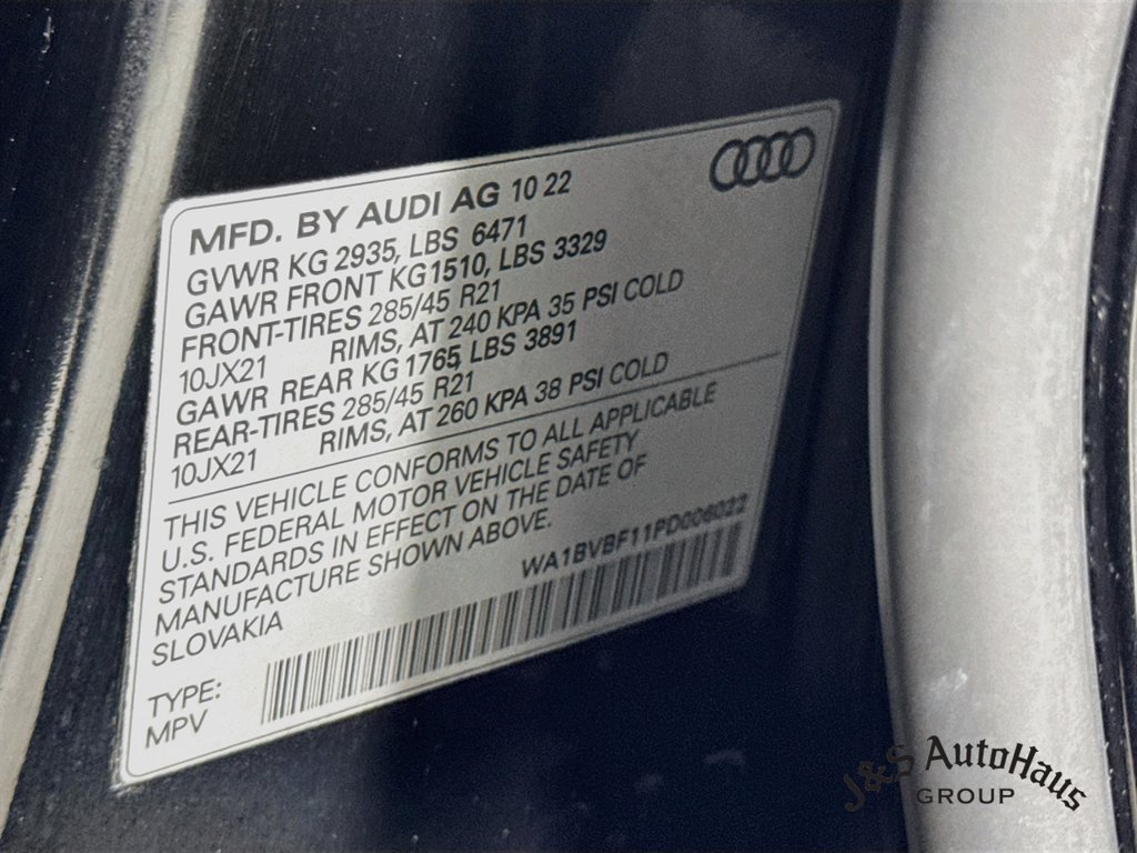 Used 2023 Audi Q8 Premium Plus w/ Premium Plus Package AWD/4WD image 41