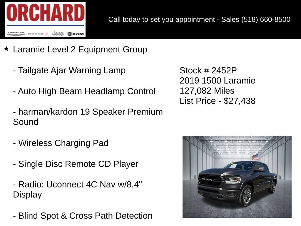 Used 2019 RAM 1500 Laramie AWD/4WD image 10