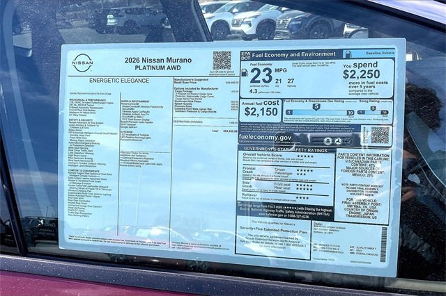 New 2026 Nissan Murano Platinum w/ Cargo Package image 13