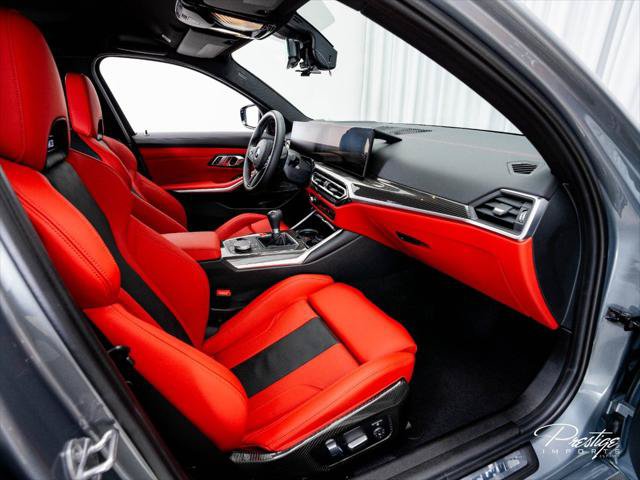 Used 2023 BMW M3 w/ M Carbon Exterior Package RWD image 46