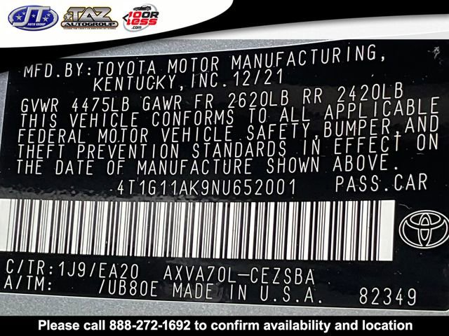Used 2022 Toyota Camry SE image 18