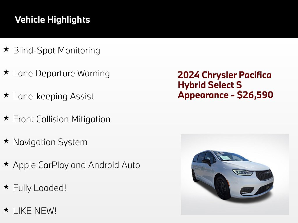 Used 2024 Chrysler Pacifica Limited FWD image 74