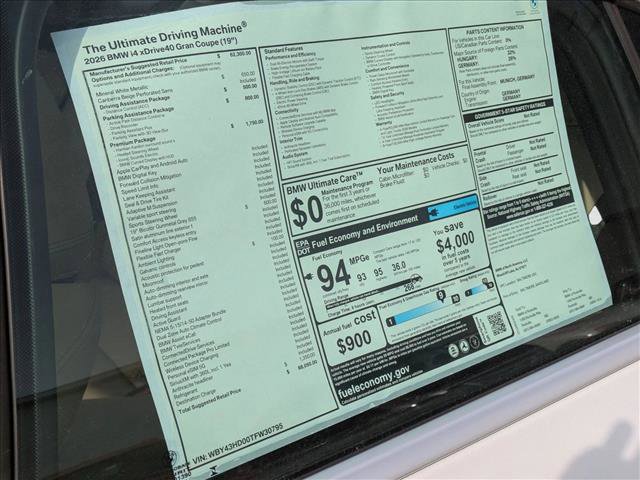 New 2026 BMW i4 xDrive40i w/ Premium Package AWD/4WD image 19