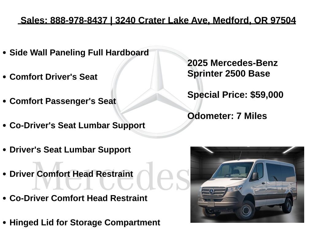 Used 2025 Mercedes-Benz Sprinter 144 Cargo image 20
