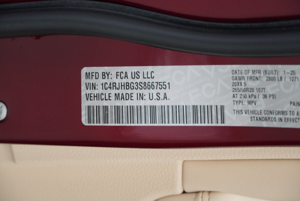 Certified 2025 Jeep Grand Cherokee Limited AWD/4WD image 55