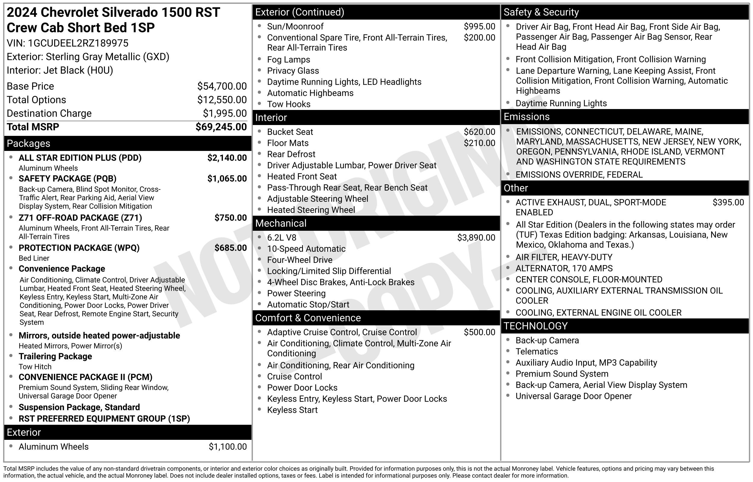 Used 2024 Chevrolet Silverado 1500 RST w/ All Star Edition Plus image 36