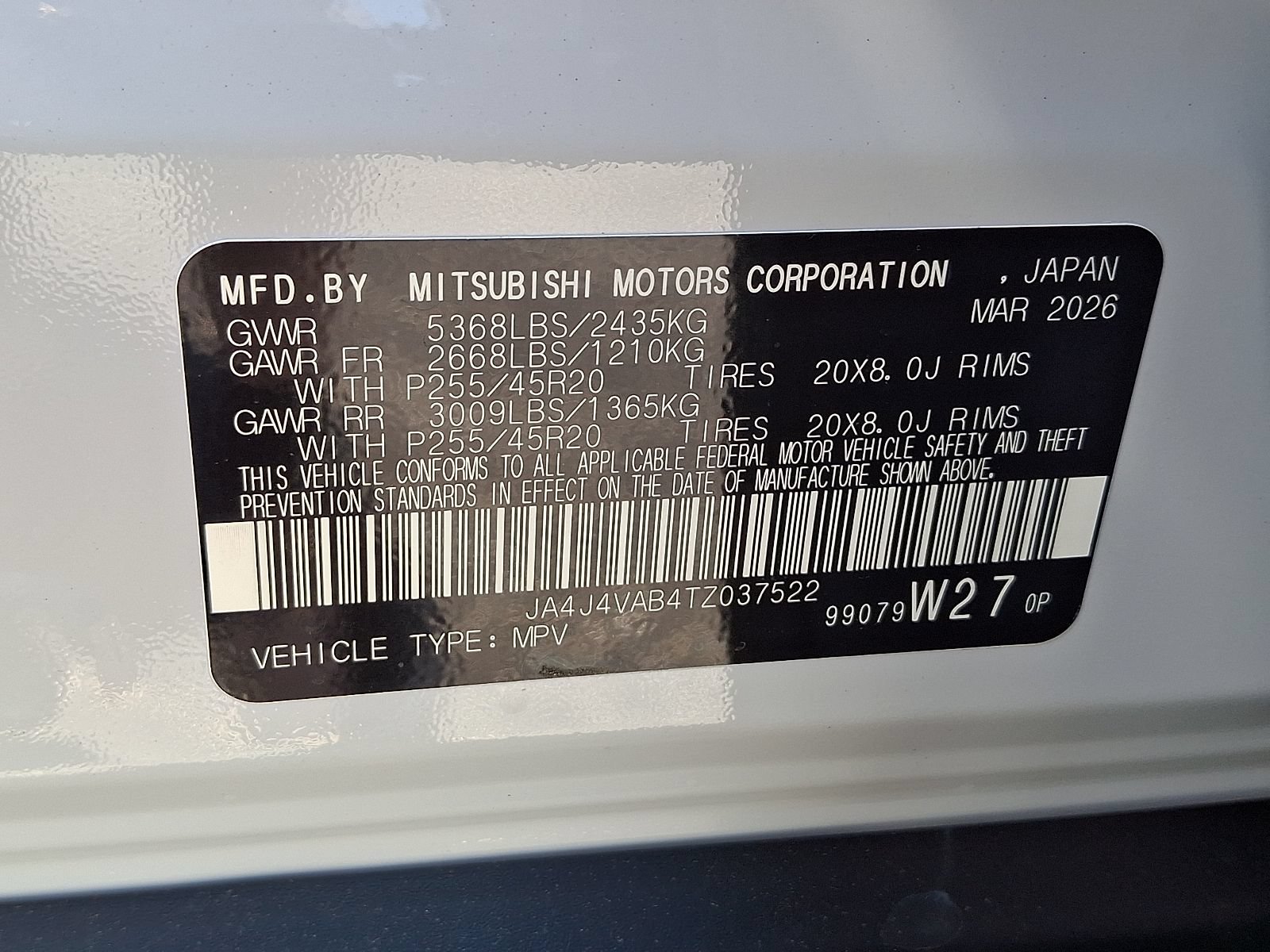 New 2026 Mitsubishi Outlander LE AWD/4WD image 21