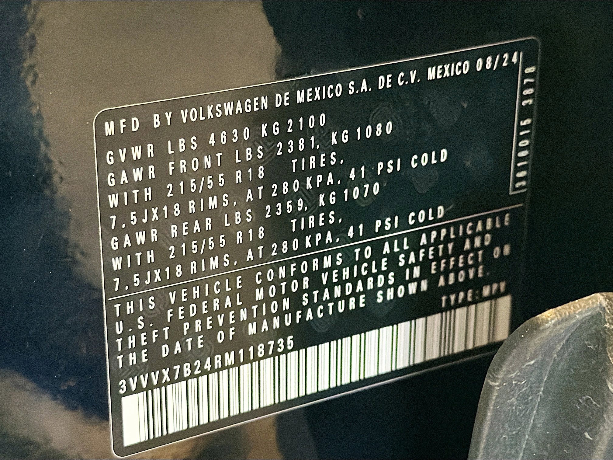 Used 2024 Volkswagen Taos SE image 12